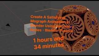 Create A Satisfying Mograph Animation in Blender Using Geometry Nodes - Blender Tutorial