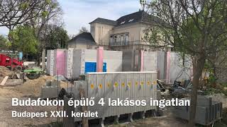 Budafokon Épülő 4 Lakásos Ingatlan