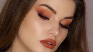 Simple Autum Makeup Tutorial Jaclyn Hill x MORPHE Palette | HelenVarik