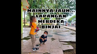 JALAN - JALAN KE LAPANGAN MERDEKA - BINJAI || LIHAT ENDINGNYA 😁😬🤣