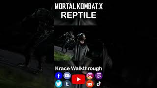 Reptile Fatality Mortal Kombat X #masterpiece #gaming #fyp #mortalkombat