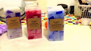 YOLY'S CUSTOM CANDLES: Triple-scented Chunk Candles