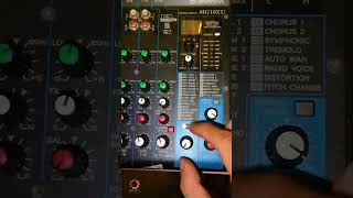 cara memberikan efek suara pada mixer audio