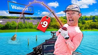 Fishing WALMART'S CHEAPEST ROD and REEL Combo CHALLENGE!