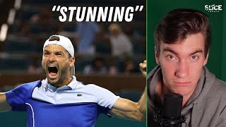 REACTION: Dimitrov BLASTS Alcaraz + SF Preview | MIAMI 2024