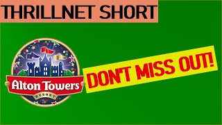 ALTON TOWERS HAVE EXTENDED 2021 OPENING HOURS! | #Shorts