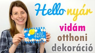 Hello nyár - Vidám nyári dekoráció egyszerűen | Manó kuckó