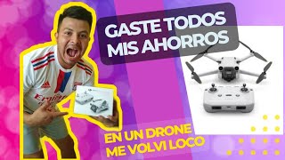 DJI Mini 3 Pro DRONE 🚁Me gaste todos mis ahorros 🤣en un Drone me volví loco