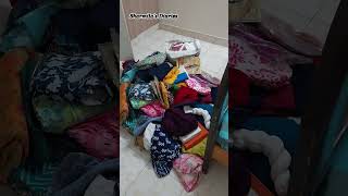 Too Many Clothes தலை சுத்துது 💥 Shelf Cleaning #ytshorts #cleaning #motivation #shorts #cleanwithme