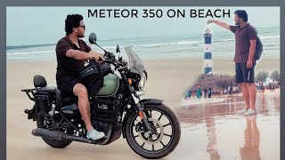 Meteor 350 on The Beach !!