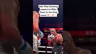 Jake Paul showing respect to Mike Tyson 💯💪🏻 #miketyson #jakepaul #boxing #sports #respect