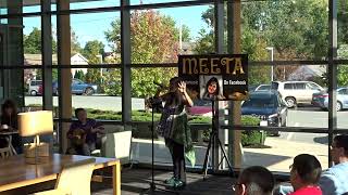 Meeta Performing LOVE at the Kirkwood Library 10 8 22,  Special guest Anh.