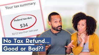 Our FULL Tax Breakdown! | How Much We Owed & Why We're HAPPY! | Filing Jointly