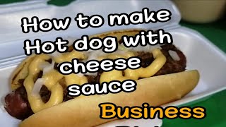 HOW TO MAKE HOT DOG WITH CHEESE SAUCE/ Chef niell