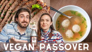 making vegan Passover food with my Jewish boyfriend