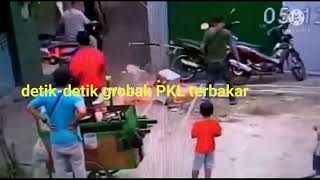 Grobak PkL terbakar