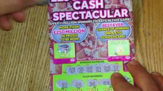 Scratchcard..WOW Another Nice Win ...CASH WORD ,,£10 CASH  Spectacular..Triple Payout