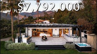 Inside a $7,800,000 Contemporary Malibu Retreat!