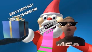 Roblox escape the santa obby parkour SPEEDRUN