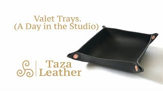 Leather Valet Tray | A perfect groomsmen gift. (or Corporate gifts)