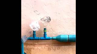 I turn PVC pipe into a water pump at home free no need electricity power