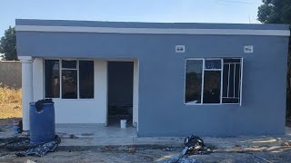 Vonai 2 rooms with Bathroom kuDomboshava.Brickwork,Tiling,Painting,Glazing, Skirting by Shema Team.