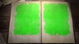 Unlocking Imagination: Green Screen Book Opening Video - Visual Wonder!