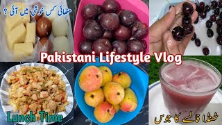 Pakistani Lifestyle Vlog || Lunch Routine || Falsa Juice Recipe ||  #dailyvlog #lifestylewithsadia