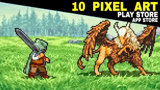 Top 10 Best PIXEL-ART RPG High Graphics Game (AVAILABLE to Download on Play Store and App Store)