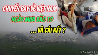 Bay Từ Trung Quốc Hạ Cánh tại Sân Bay Tân Sơn Nhất Khi Trời Mưa Bão To - #97 #china @QuanVlogs1