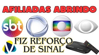 Se Fizer Reforço de Sinal Perde as Afiliadas? Fiz o Teste no meu VX10 no D2 | Nova Parabólica