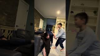 Brothers have another living room brawl