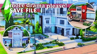 A MUST HAVE SAVE FILE FILLED WITH 10X MORE DRAMA, LORE & DETAIL - The Sims 4