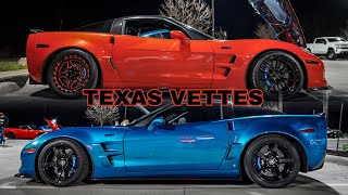 (Texas Vettes)950HP ZR1s take on Single Turbo Coyote then each other for some close runs!!