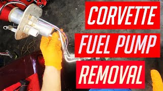 1993 CORVETTE HOW TO REMOVE FUEL PUMP