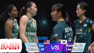 Baek Ha Na/Lee So Hee vs Pearly Tan/Thinaah || SF Hongkong Open 2024