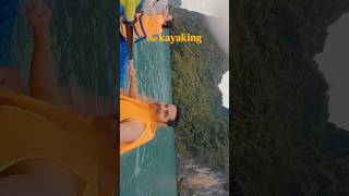 Kayaking and Swimming in Halong Bay, Vietnam