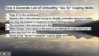 CBT Toolbox Stress Management: Unhealthy Coping Skills By Jeff Riggenbach Part 5- Google Slides