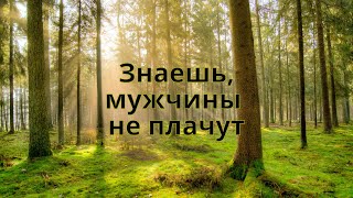 СТИХИ. Знаешь, мужчины не плачут. Красивые стихи..