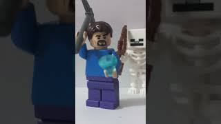 How to build LEGO Steve from Minecraft _ #lego #minecraft #minifigures #shorts