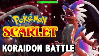 Koraidon Battle - Pokémon Scarlet