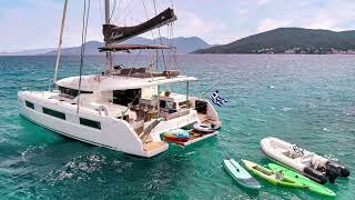 Walkthrough aboard Catamaran ANDIAMO in Greece Boat Show 2024