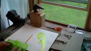 Drawing Curved Carving Patterns: Taking Lines from a Duck Decoy Head