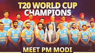 PM Narendra Modi Meets Team India Player, The New Cricket T20 World Cup Champions