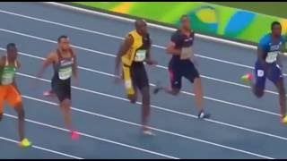 Usain Bolt - 100m in 9s at Rio Olympics 2016 - World Fastest Man