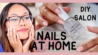 HOW TO FAKE SALON NAILS AT HOME