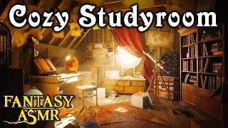 📚 Ambience ASMR | Cozy Studyroom 💻 writing, library sounds, study ambience (Cozy Ambience ASMR)