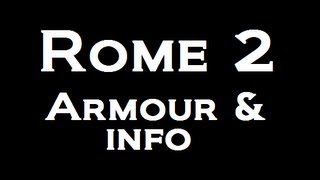 Rome 2 Total war news: Armour pictures & info