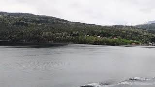 Sky Princess Balcony View of Norwegian Fjords Cruising