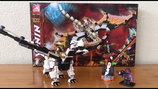 NINJAGO WU'S BATTLE DRAGON 71718 LEGO COMPATIBLE BUILDING BLOCK